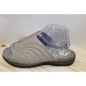 Earth Shoe Gelron 2000 Hope‎ Slides Sandals Womens  Light Brown Size 8